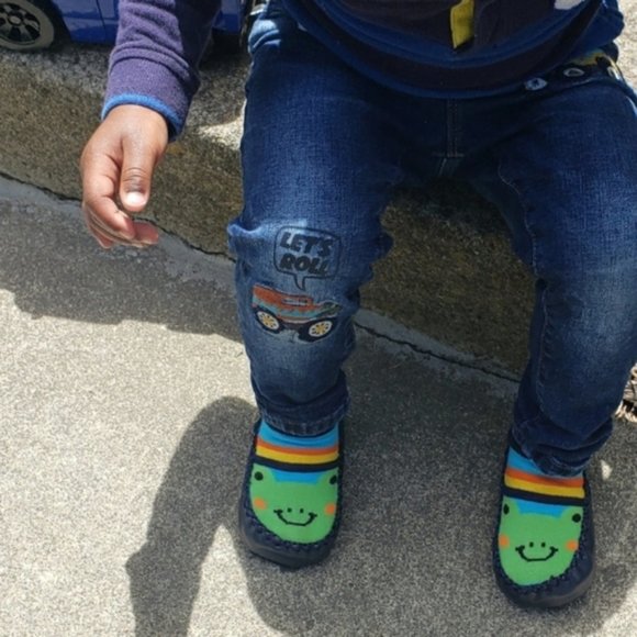 Baby Shoes Socks Animal Infant Sock Shoe Black New - Picture 4 of 16